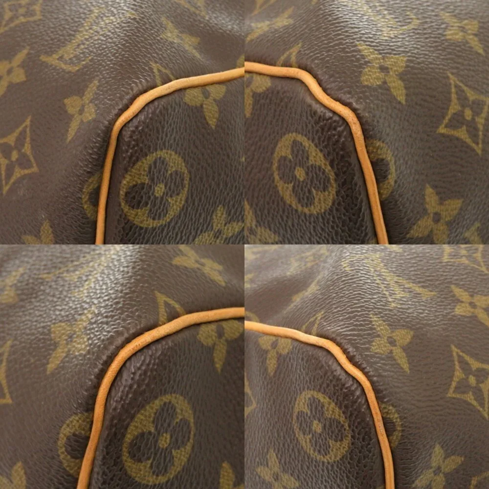 LOUIS VUITTON Authentic Brown Monogram Keepall 45 Boston Bag